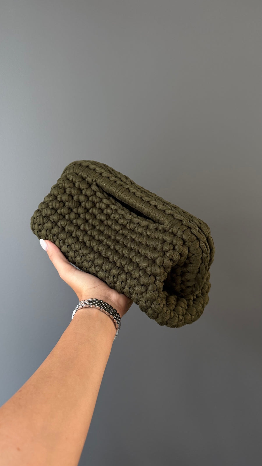 Pasticcino large VERDE MILITARE