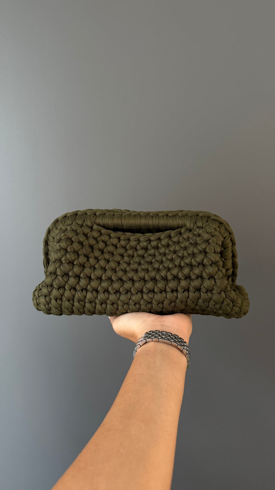 Pasticcino large VERDE MILITARE