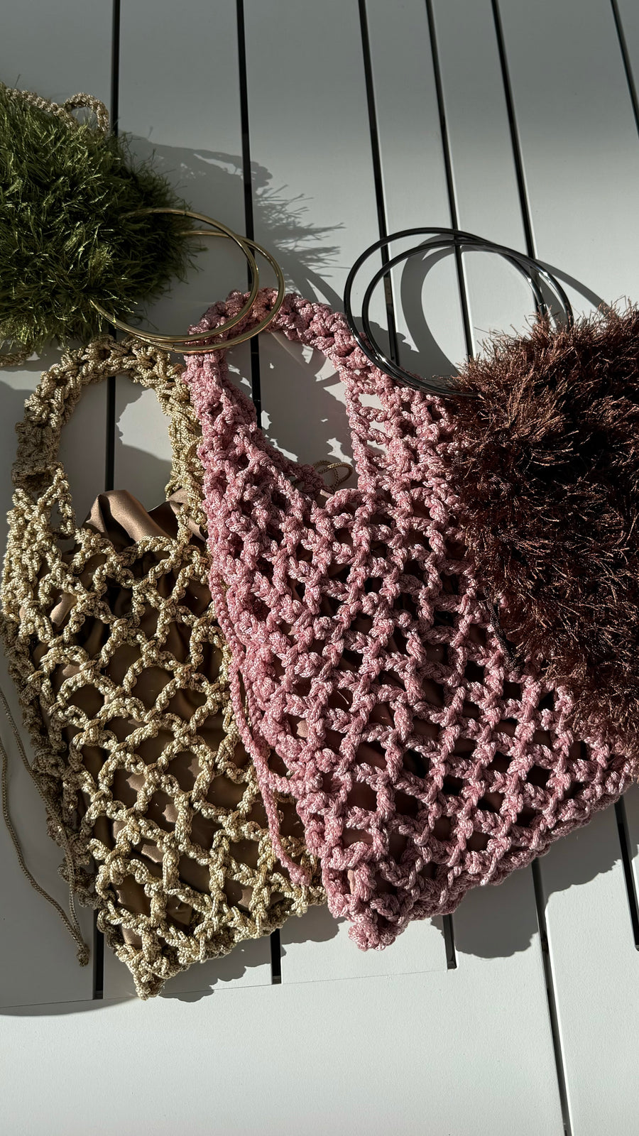 Sacchetto GLITTER rosa